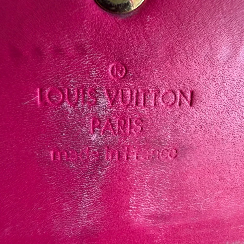 Louis Vuitton 2000s Red Wallet Luxury Monogram OS Red Pink